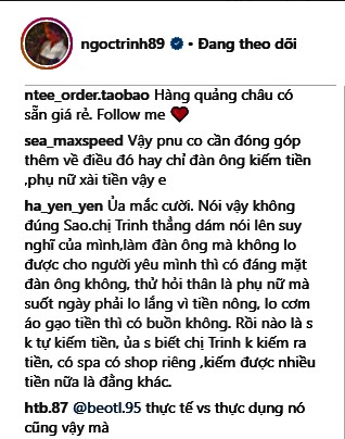 Ngọc Trinh lại gây sốc vì phát ngôn mới về đàn ông, tình và tiền - ảnh 3