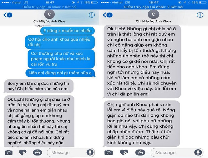 Phạm Lịch tung loạt tin nhắn được cho là với vợ Phạm Anh Khoa - ảnh 3