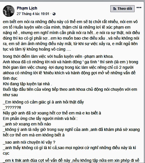 Sau màn xin lỗi 'gây sóng gió', Phạm Anh Khoa 'chốt hạ' như thế nào? - ảnh 1