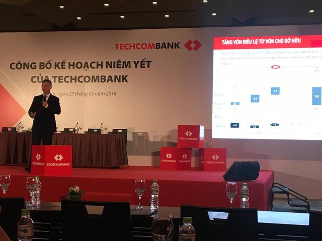 Vì sao cổ phiếu Techcombank lên sàn 'giá khủng'? - ảnh 1