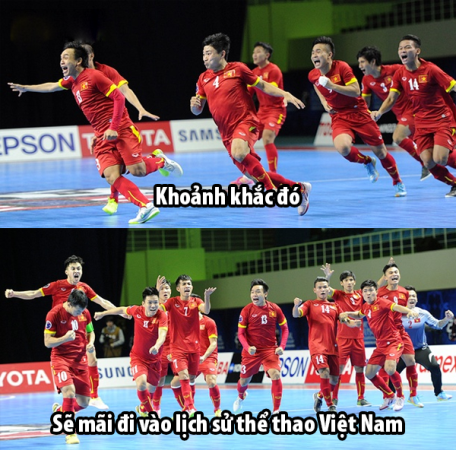 Fan chế ảnh so sánh thành tích của futsal và bóng đá nam VN - ảnh 5