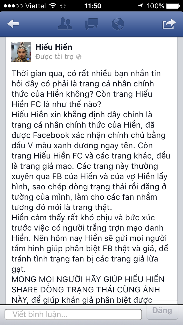 Nghệ sĩ Việt 'kêu trời' vì liên tục bị mạo danh - ảnh 1