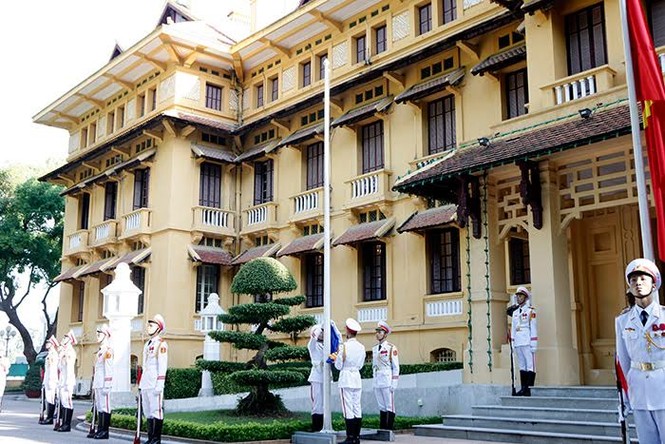 Lễ thượng cờ ASEAN tại trụ sở Bộ Ngoại giao - ảnh 6