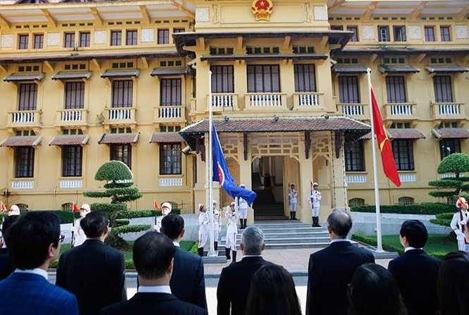 Lễ thượng cờ ASEAN tại trụ sở Bộ Ngoại giao - ảnh 7