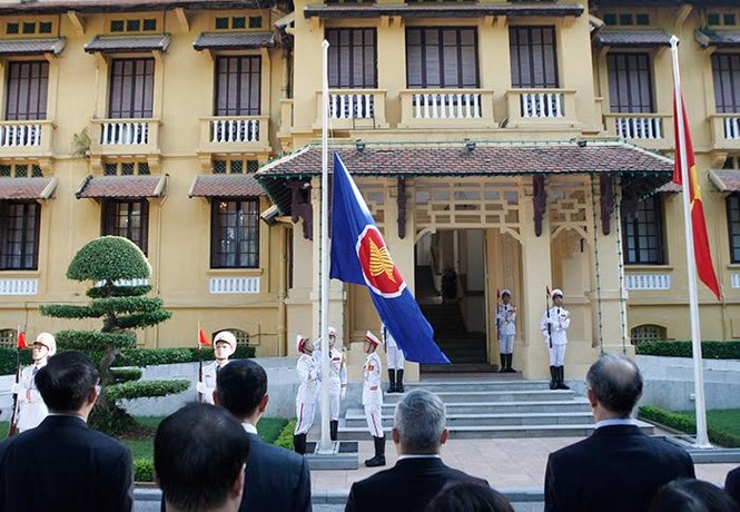 Lễ thượng cờ ASEAN tại trụ sở Bộ Ngoại giao - ảnh 8