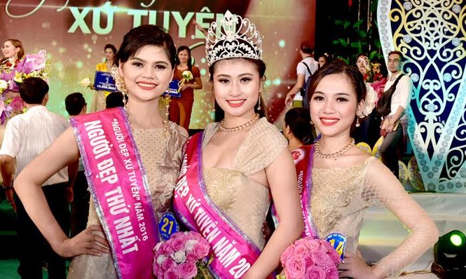 Lý Thị Hiếu Thục đăng quang Người đẹp xứ Tuyên - ảnh 1