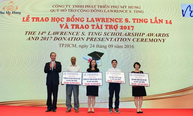 Trao học bổng Lawrence S. Ting lần thứ 14 và trao tài trợ năm 2017 - ảnh 3
