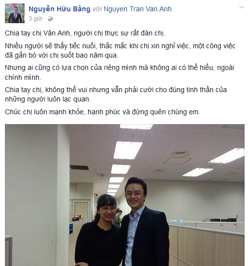 BTV Vân Anh không tiết lộ lí do nghỉ việc tại VTV - ảnh 1