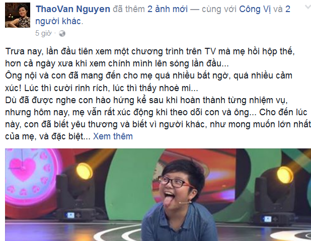 MC Thảo Vân lần đầu tiên chia sẻ về bố chồng - ảnh 1