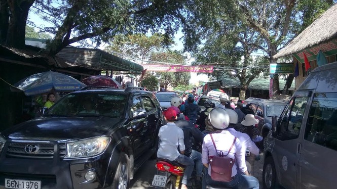 Hàng nghìn du khách đến Buôn Đôn cưỡi voi - ảnh 1