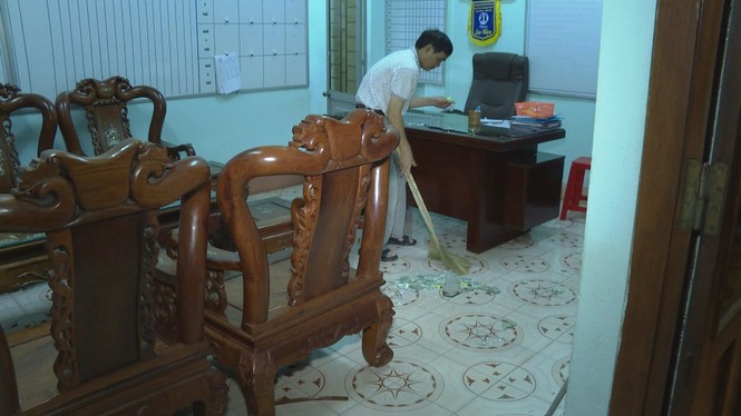 Trường mầm non bị ném mắm tôm, phá hoại tài sản - ảnh 1