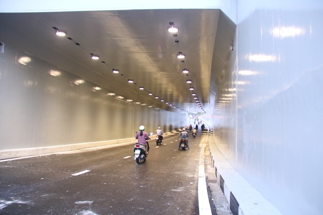 Hầm chui trăm tỉ phục vụ APEC đã thông xe - ảnh 3