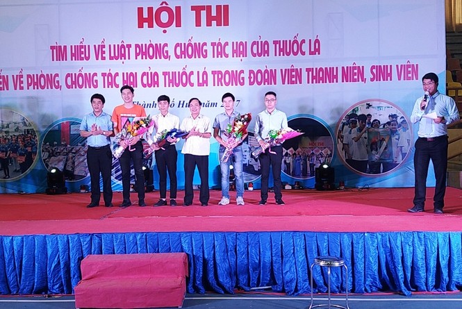 Thi phòng, chống tác hại thuốc lá trong đoàn viên, sinh viên - ảnh 2