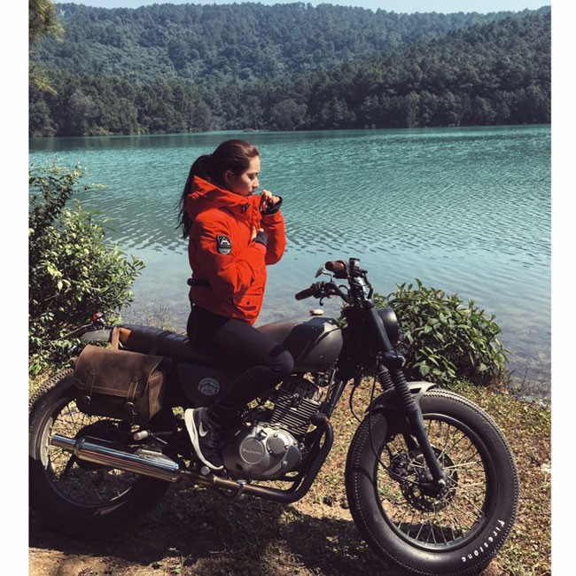 Nữ biker Việt lên báo Thái vì quá đẹp - ảnh 1