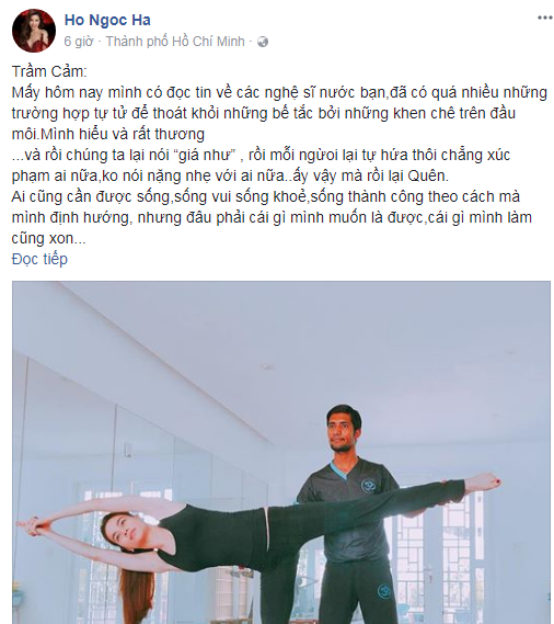 Hồ Ngọc Hà chia sẻ những chuyện đáng suy ngẫm khi dấn thân showbiz - ảnh 1