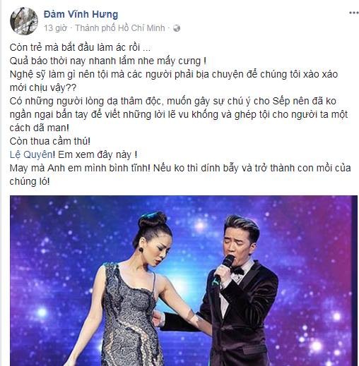 Đàm Vĩnh Hưng bức xúc, lên tiếng về ồn ào với nhạc sĩ Vinh Sử - ảnh 1