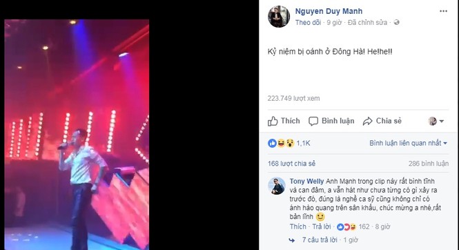 Khán giả khâm phục hành xử của Duy Mạnh với người đánh mình - ảnh 1