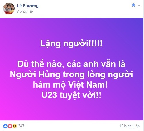 Sao việt chia sẻ sau Chung kết U23 Việt Nam- U23 Uzbekistan