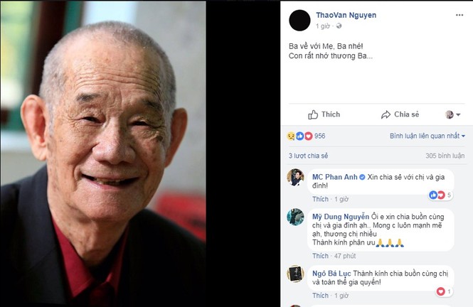 Bố MC Thảo Vân - ảnh 1