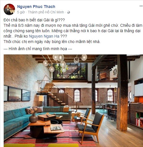 Sao Việt 'chơi' lớn tặng nhà, trang sức đắt tiền cho 'một nửa' dịp 8/3 - ảnh 1