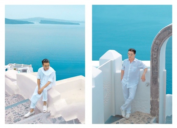 Đàm Vĩnh Hưng sang chảnh như ông hoàng 'chốn thiên đường' Santorini - ảnh 6