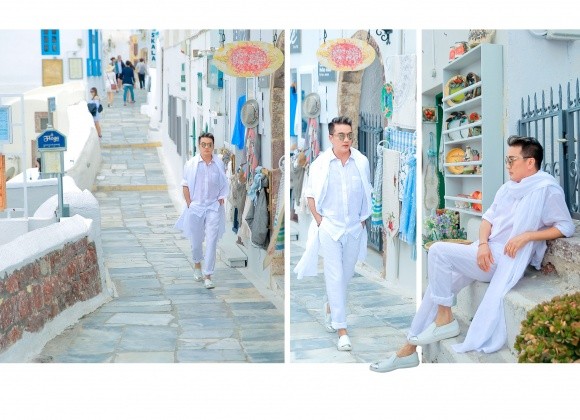 Đàm Vĩnh Hưng sang chảnh như ông hoàng 'chốn thiên đường' Santorini - ảnh 9