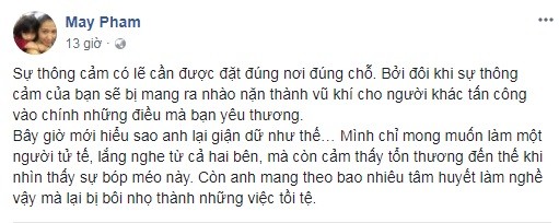 Tăng Thanh Hà nhắn gì vợ chồng Phạm Anh Khoa giữa ‘bão’ gạ tình? - ảnh 1