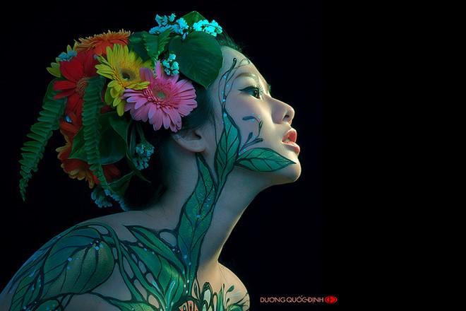 Những hot girl làm mẫu body painting đình đám nhất hiện nay - ảnh 9