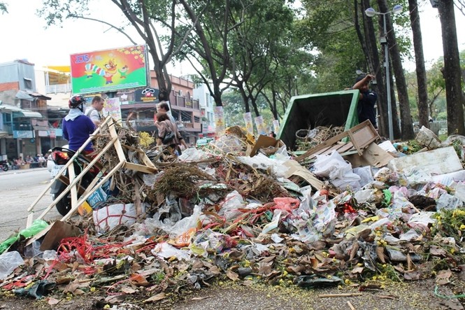 Tất bật cho Sài Gòn sạch đẹp đón giao thừa - ảnh 2
