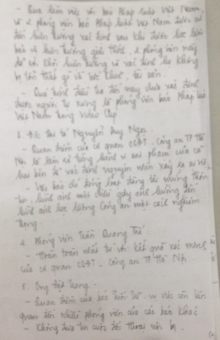 Sự thực về “cái gạt tay” trong biên bản của Công an Hà Nội - ảnh 3