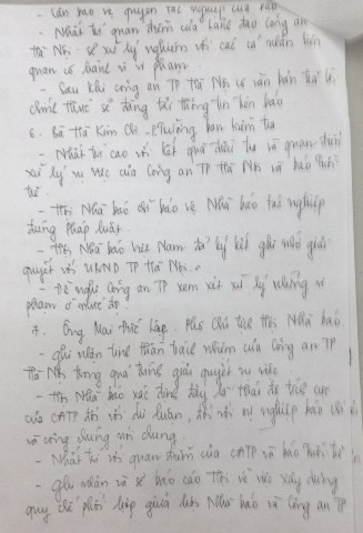 Sự thực về “cái gạt tay” trong biên bản của Công an Hà Nội - ảnh 4