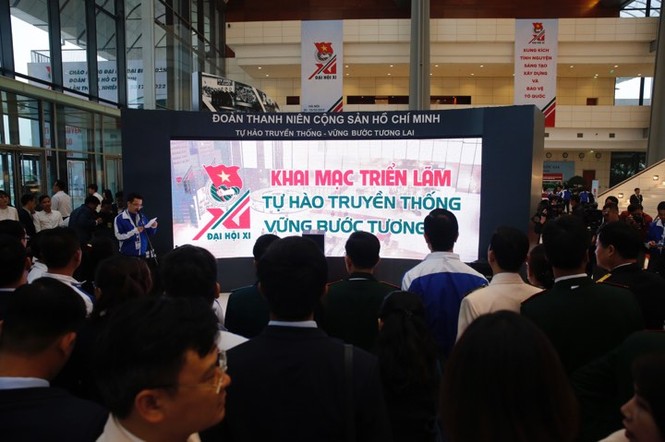 Ngày đầu tiên ĐH Đoàn toàn quốc lần thứ XI - ảnh 47