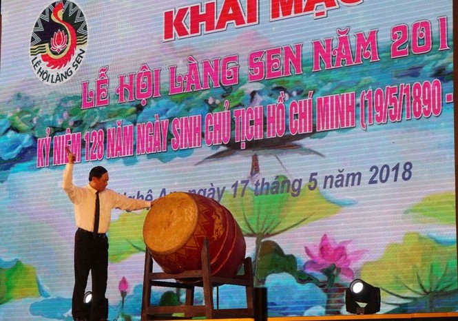 Nghệ An: Khai mạc lễ hội Làng Sen 2018 - ảnh 4