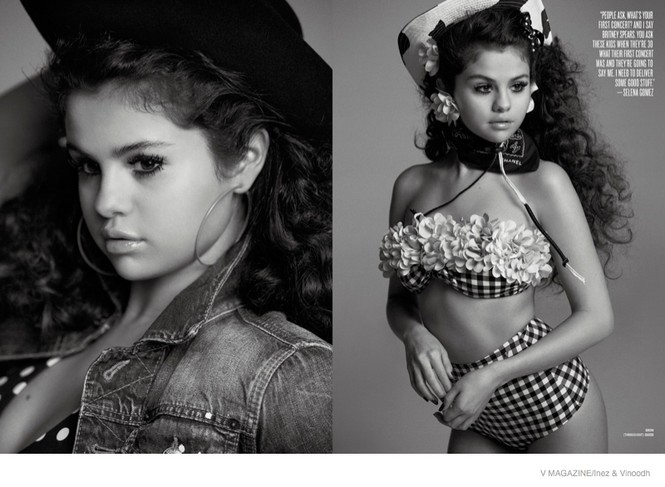 Selena Gomez táo bạo bán nude khoe vòng 1 - ảnh 4