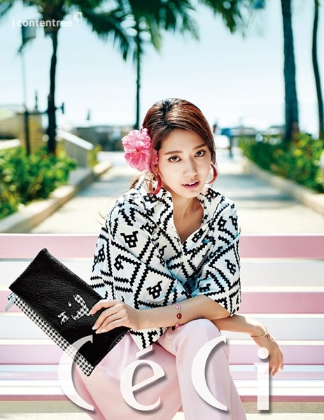 Park Shin Hye xinh tươi, ngọt ngào trong nắng xuân - ảnh 5