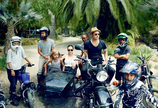 Cả gia đình Angelina Jolie – Brad Pitt xuất hiện trên tạp chí Vogue - ảnh 4