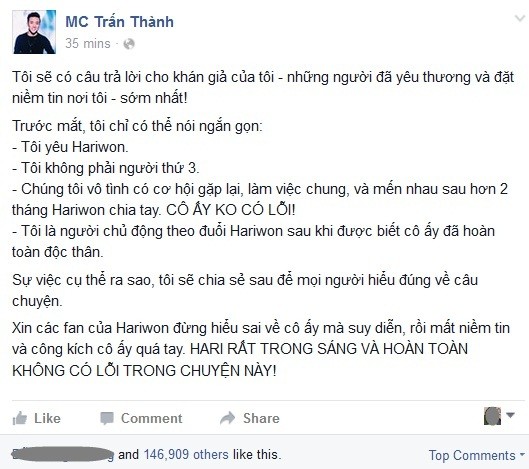 Trấn Thành thừa nhận yêu Hariwon - ảnh 4
