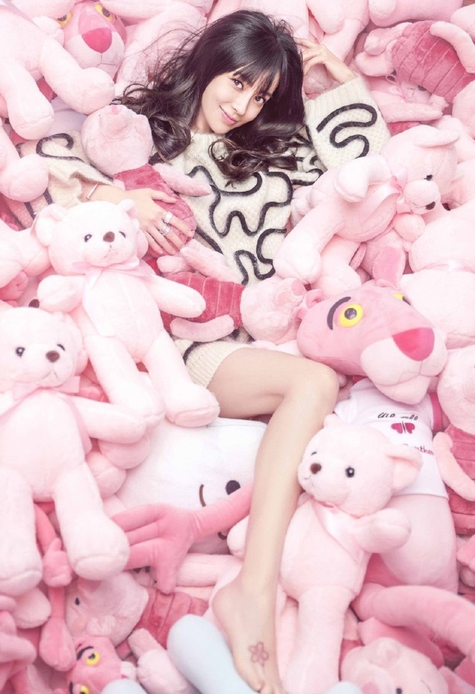 khán giả,nữ diễn viên,fan,showbiz,tuổi teen,xinh đẹp,tài tử,nhận ra, Huỳnh Hiểu Minh, tuổi teen, nhí nhảnh, hồn nhiên, mang bầu, Angelababy, pastel - ảnh 5