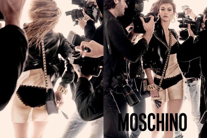 trang phục,nhà thiết kế,gương mặt,quảng cáo,chân dài,bộ ảnh,Chanel,gợi cảm, Gigi Hadid, Bella Hadid, Fendi, Moschino, Steven Meisel, Jeremy Scott, Chanel, Karl Lagerfeld, Max Mara - ảnh 5