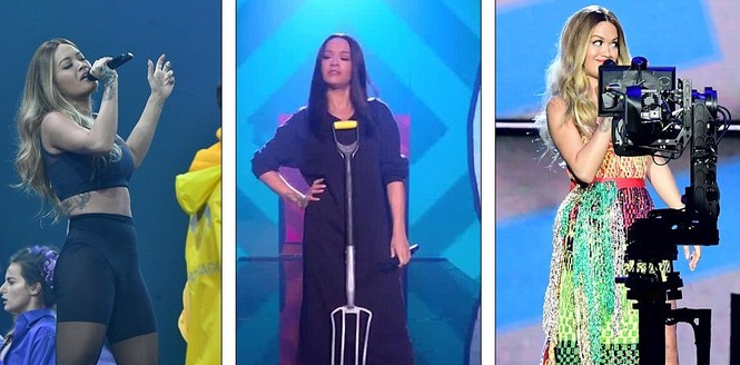 Rita Ora diện khăn tắm - ảnh 8
