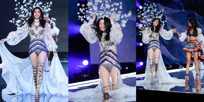 ‘Chân dài’ ngã sấp ở show nội y Victoria’s Secret đang yêu thiếu gia giàu có - ảnh 6
