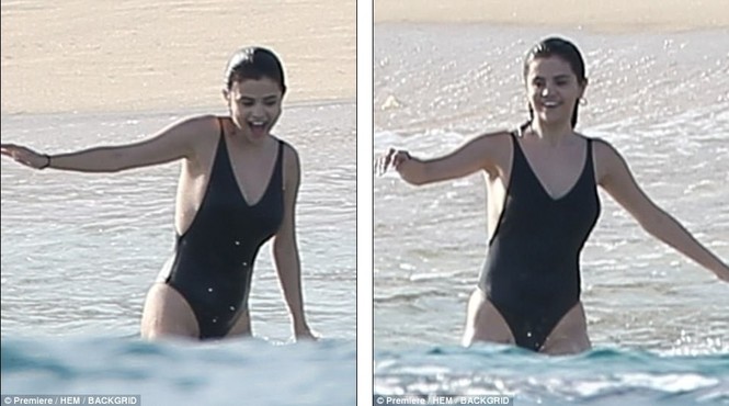 Selena Gomez đẫy đà diện áo tắm - ảnh 4