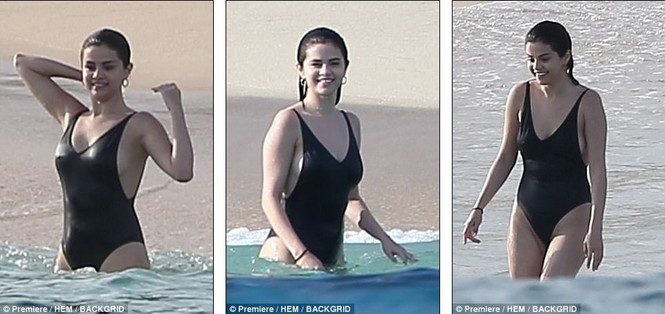 Selena Gomez đẫy đà diện áo tắm - ảnh 1