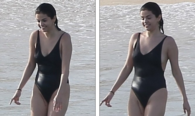 Selena Gomez đẫy đà diện áo tắm - ảnh 2