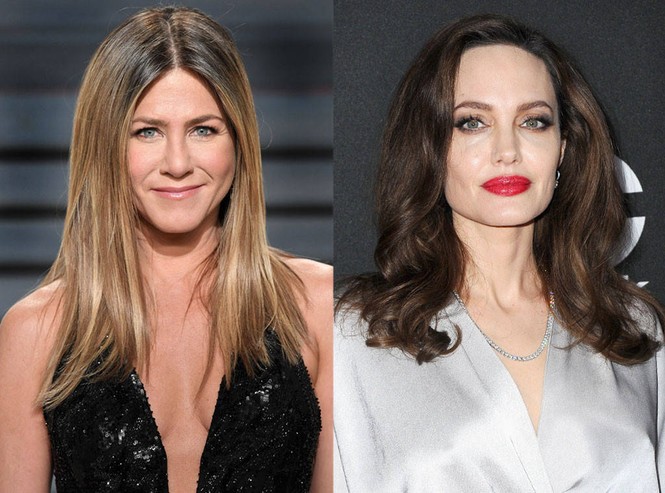 Sao nữ ’50 sắc thái’ lén nhìn Angelina Jolie phớt lờ Jennifer Aniston - ảnh 1
