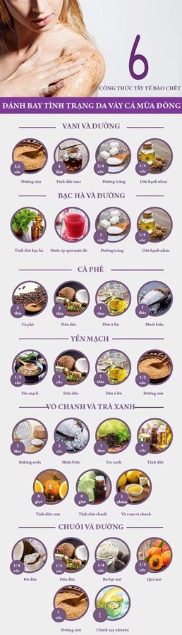 6 công thức tẩy da chết giúp tạm biệt làn da vảy cá trong mùa đông - ảnh 1