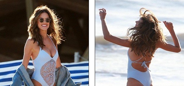 Alessandra Ambrosio diện áo tắm tôn đường cong nữ thần - ảnh 2