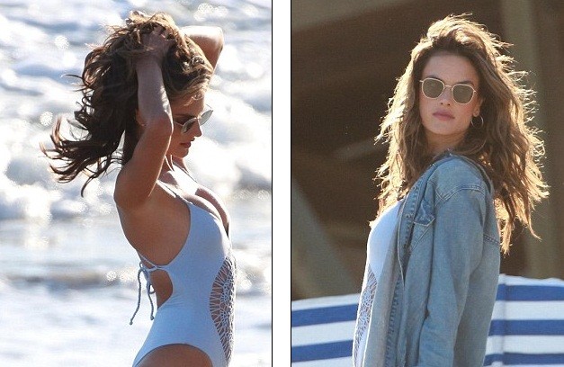 Alessandra Ambrosio diện áo tắm tôn đường cong nữ thần - ảnh 7
