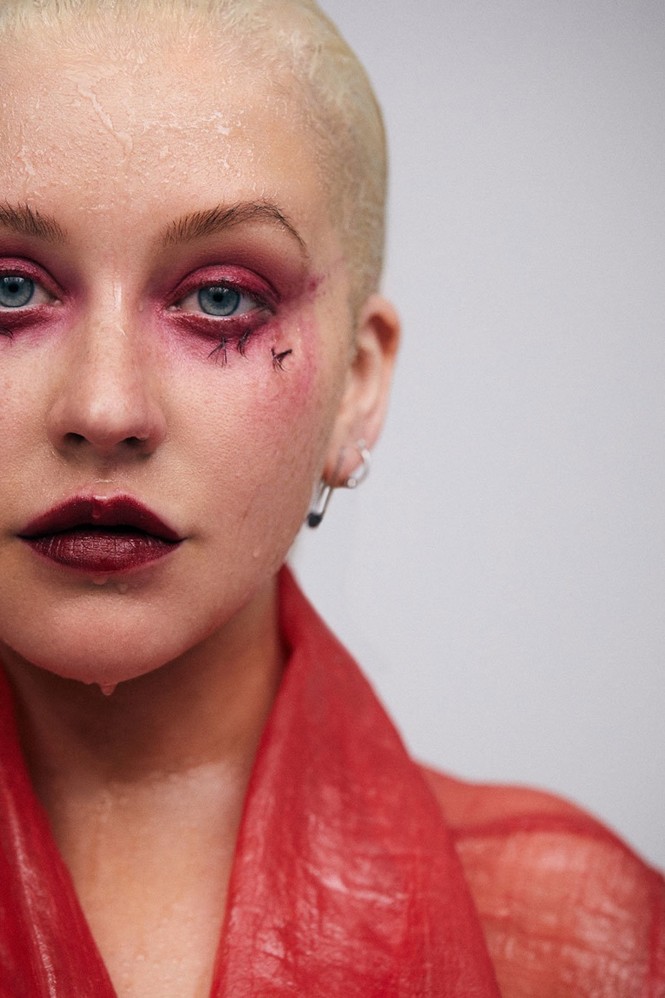 Christina Aguilera mặt mộc - ảnh 6