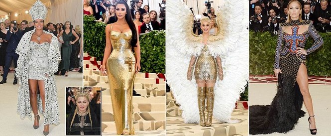 ‘Giật mình’ những bộ cánh đáng sợ, táo bạo nhất tại Met Gala 2018 - ảnh 1